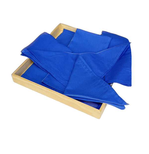Blue Folding Cloths Kit with 7 Cloths