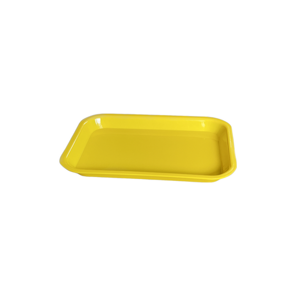 Tray: Medium Plastic Colored Rectangular