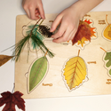 True to Life Leaves Wood Puzzle