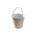 White Metal Pail