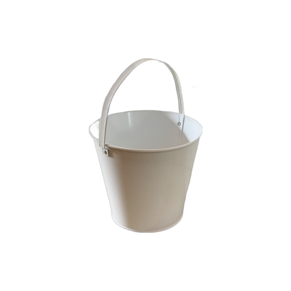 White Metal Pail
