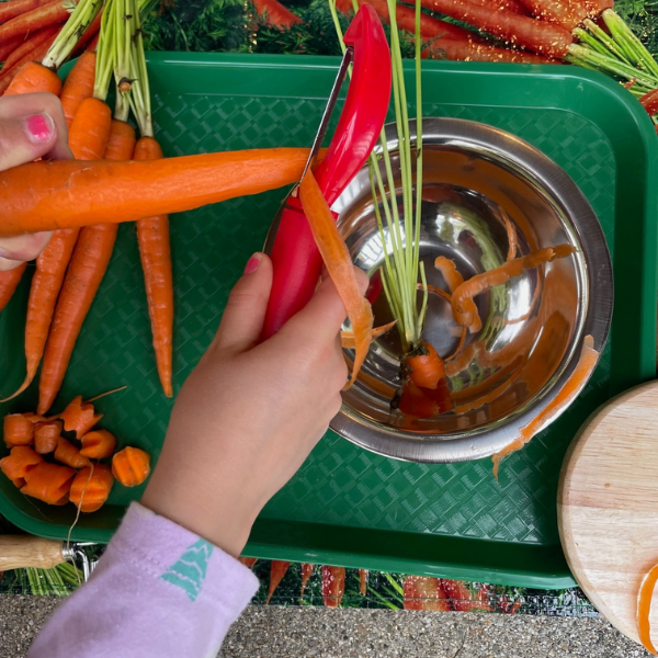 Activity Food: Veggie Peel, Cut & Serve Kit