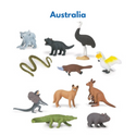 Continent Animal Miniatures: All 8  Sets (Includes Antarctica, Polar/Arctic)
