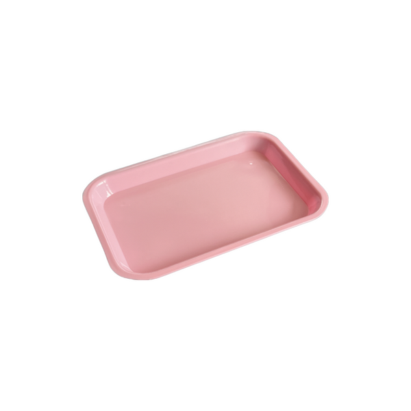 Tray: Medium Plastic Colored Rectangular