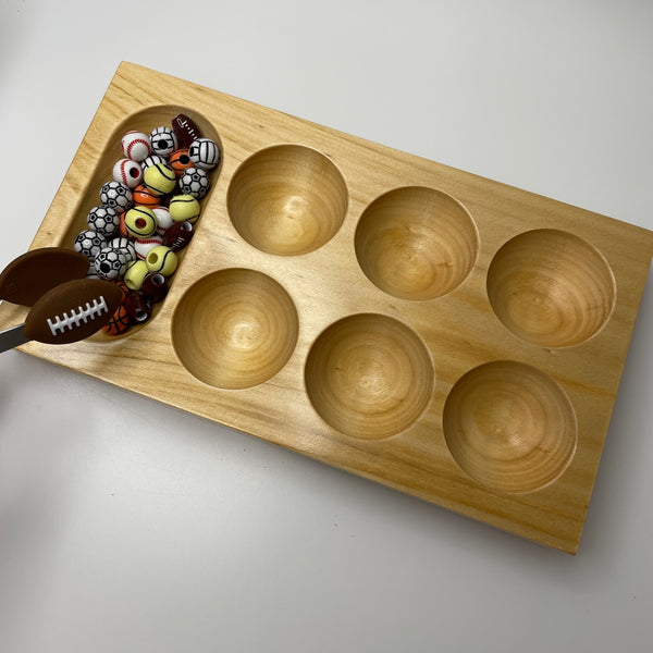 Tonging: Six Sports Ball Tonging Kit