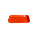 Tray: Medium Plastic Colored Rectangular