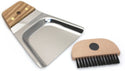 Cleaning: Magnetic Stainless Steel Dustpan & Whisk Brush Set Item# P0115