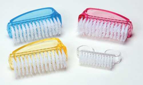 Brush: See-Thru Colored & Toddler Clear Nail Brushes